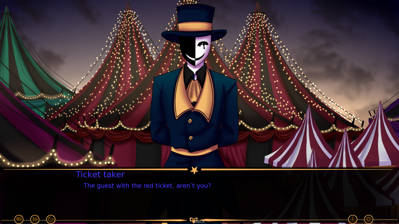 Ticket Taker character